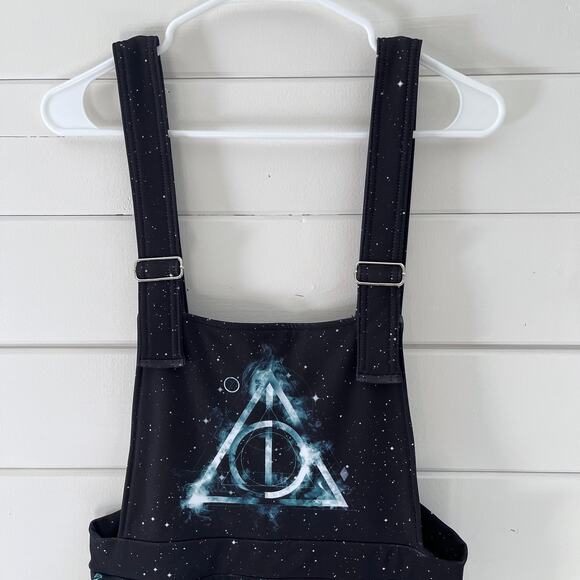 BlackMilk Harry Potter Overalls Jumpsuit Hogwarts Life Line Size Large L - Picture 2 of 10